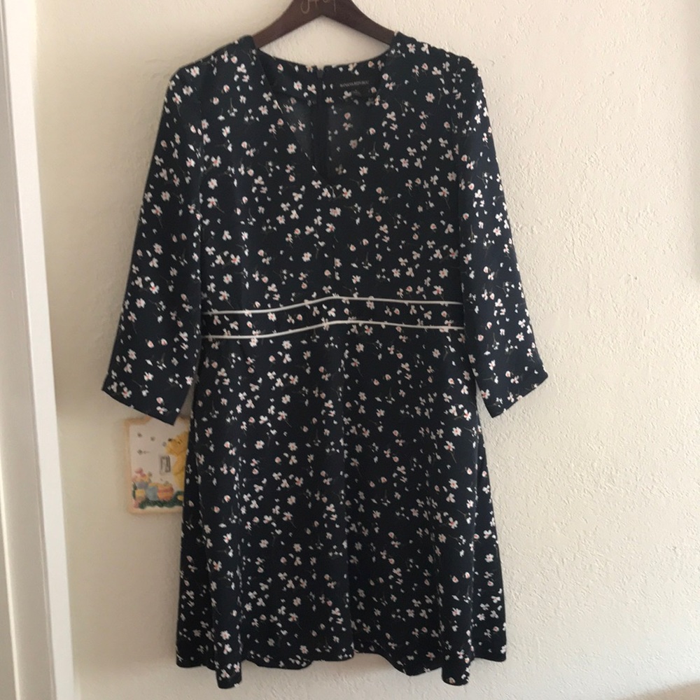 Banana Republic blue floral dress